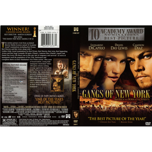 Gangs Of New York DVD