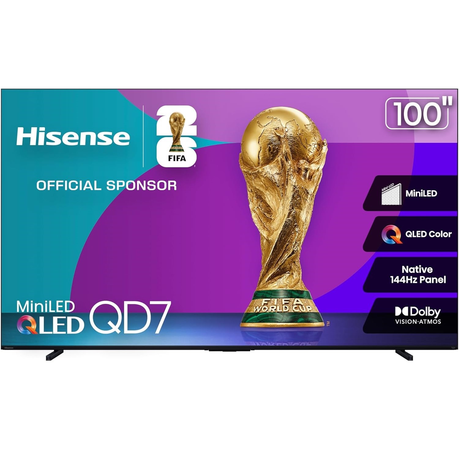 HISENSE TV 100QD7QF