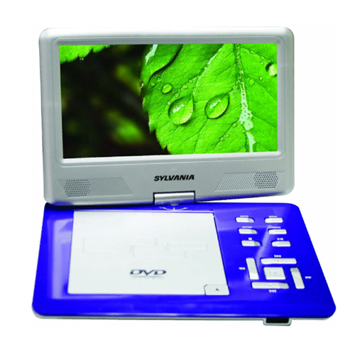 Sylvania SDVD9004 9" Portbale DVD Blue