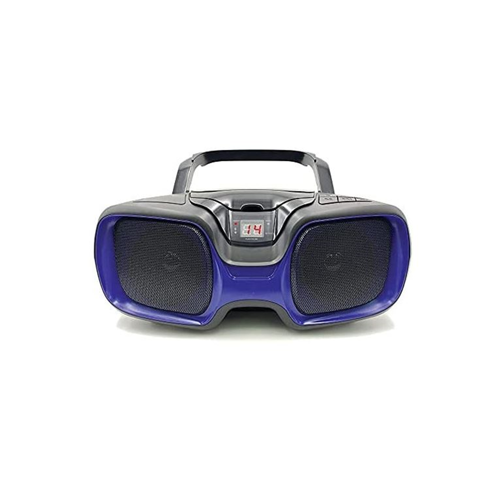 SYLVANIA PORTABLE CD/FM BOOMBOX BLUE