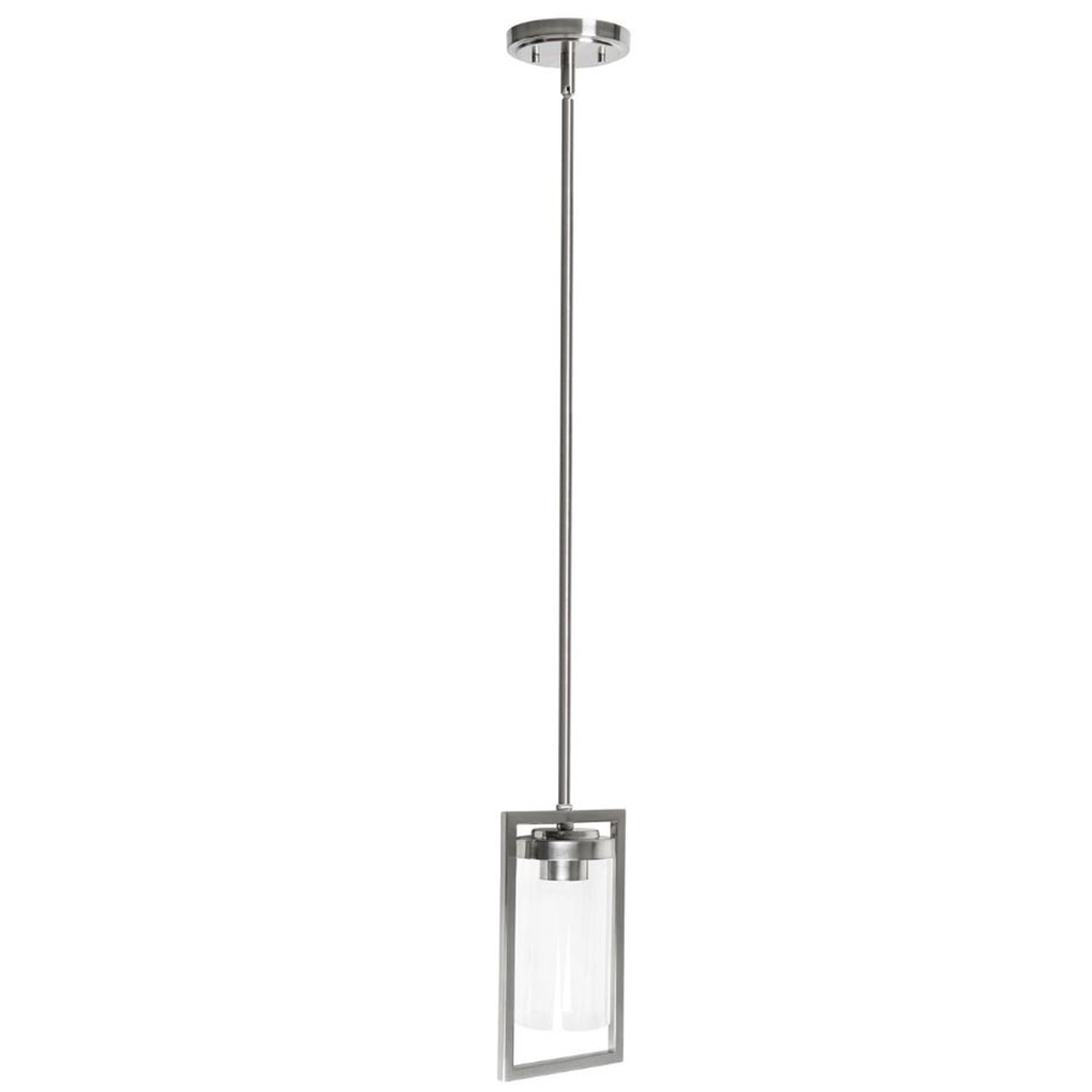 PRESTIGE 1LT MINI PENDANT WITH CLEAR GLA