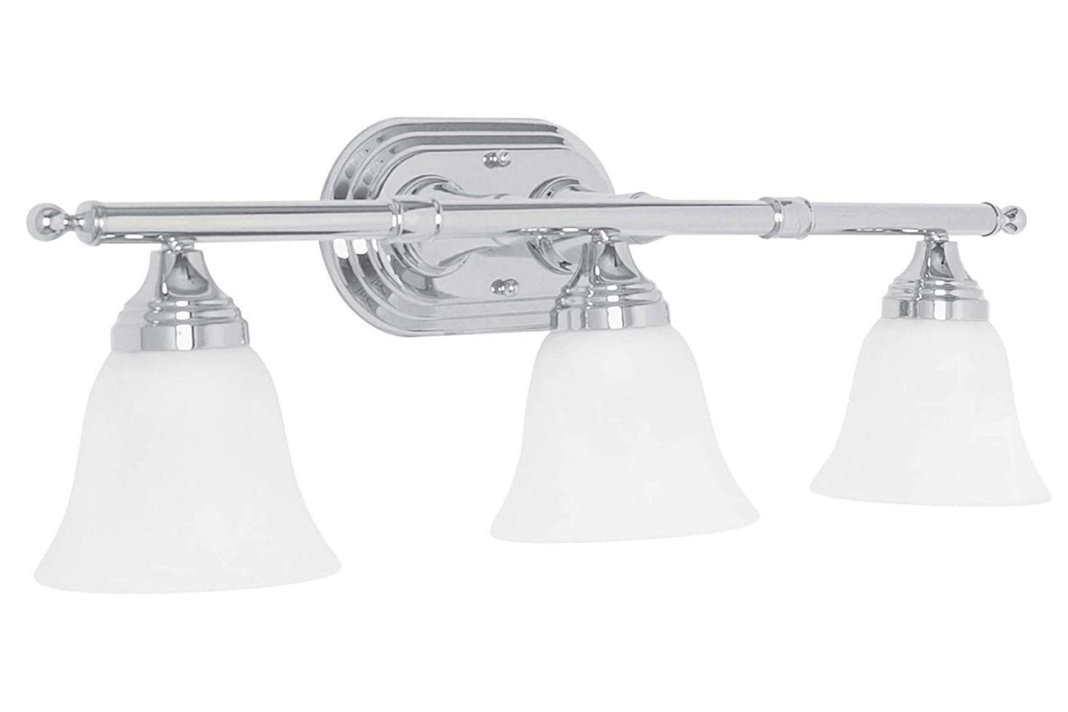 3 LT BATH SCONCE FAUX ALBTR PC