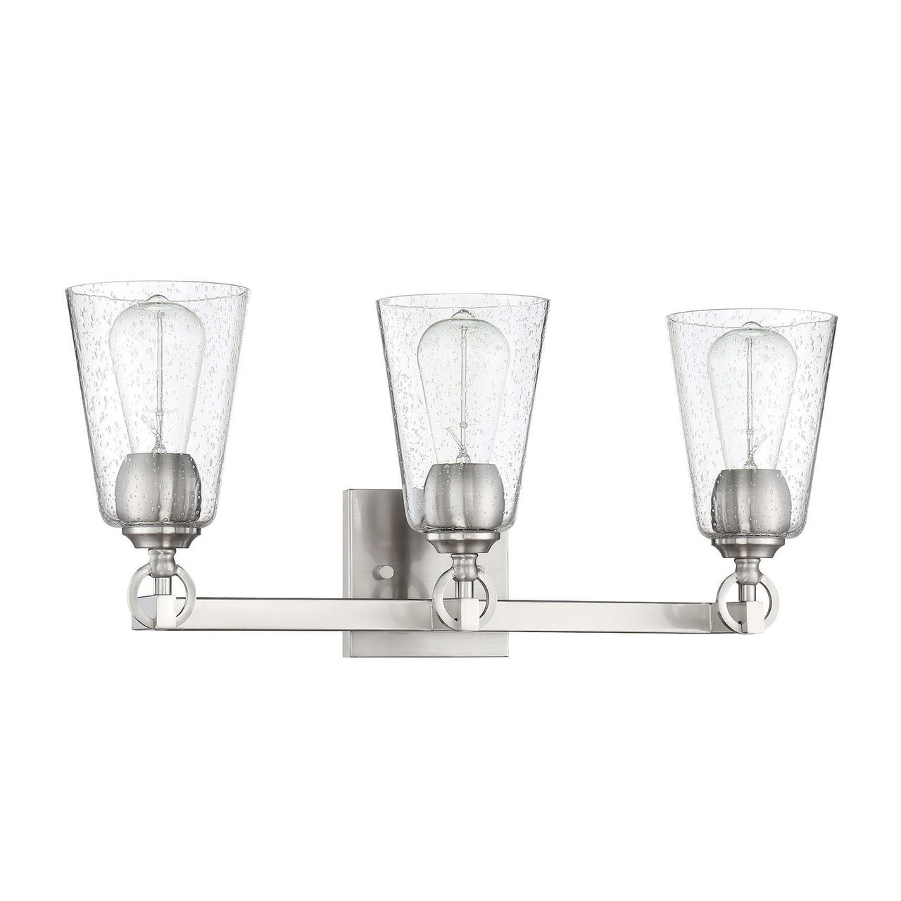 3LT 100W MB ARDEN VANITY WITH CLR SEEDY