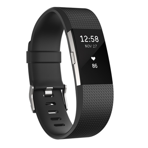 Fitbit Charge2 Activity Trcr Large Black