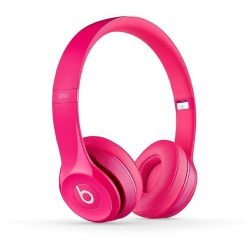 BEATS SOLO 2 WIRED ON-EAR HDPHONES PINK