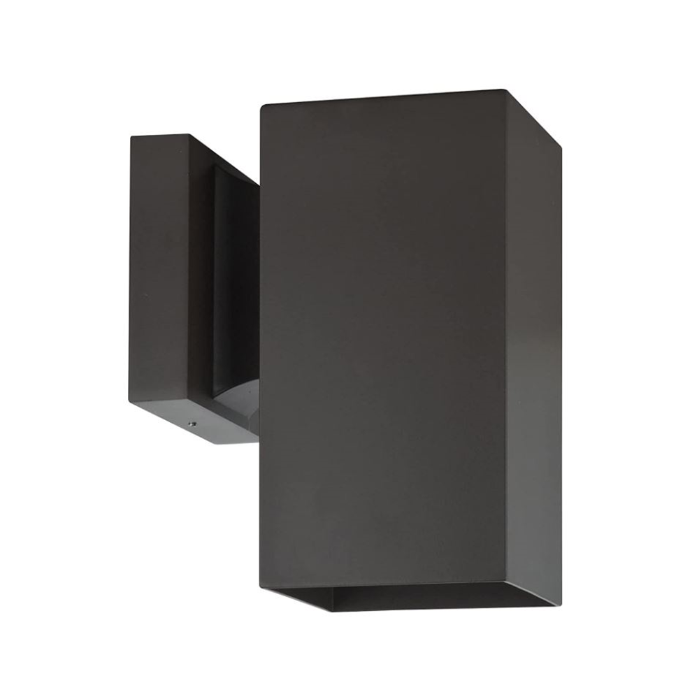 1LT 4IN SQUARE ALUM WALL SCONCE OB