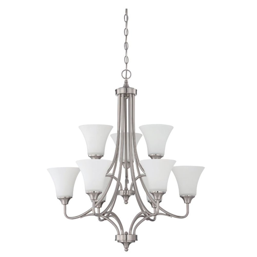 9LT 2-TIER 60W MB DARBY CHANDELIER