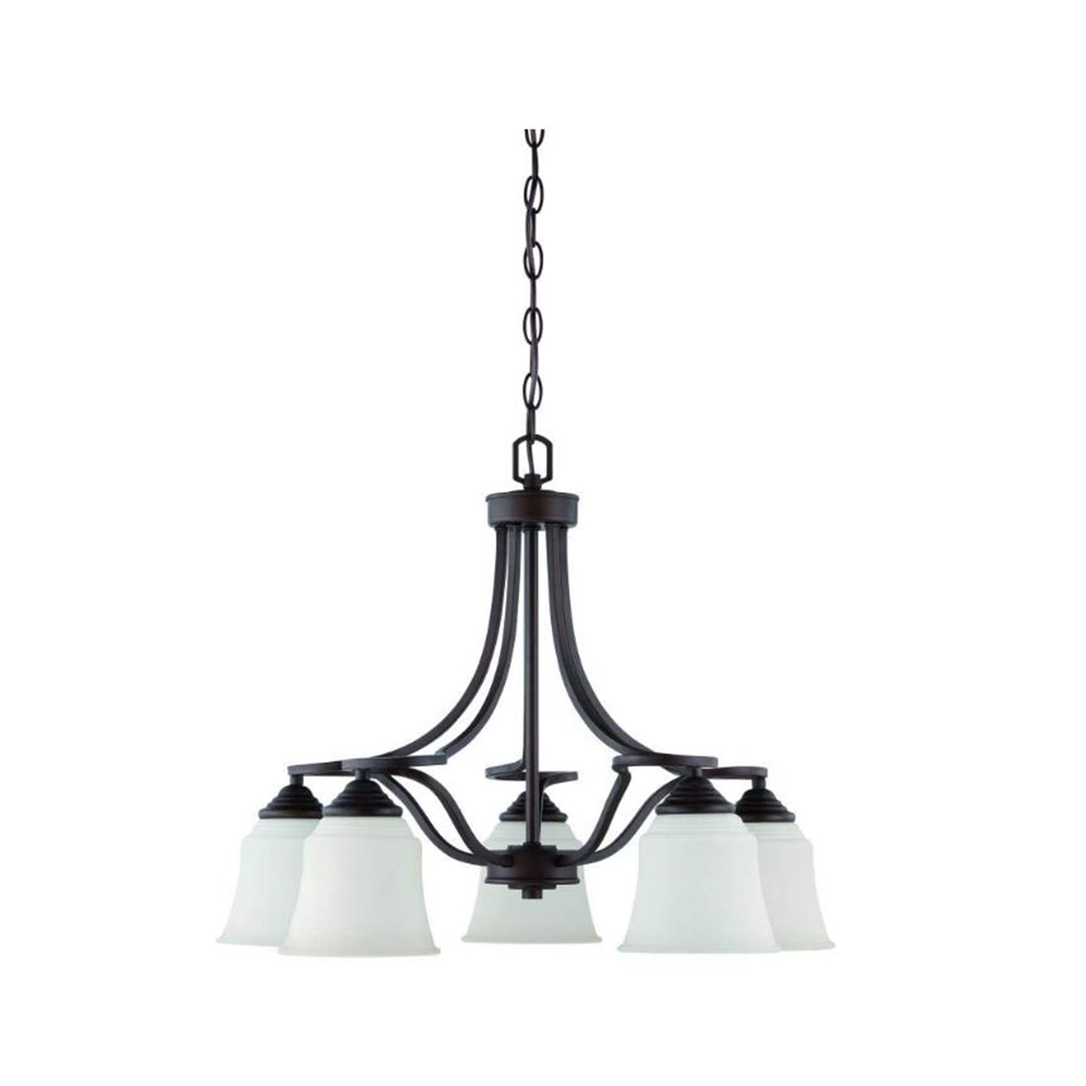 5-LT 100W MB MARSTON CHANDELIER DOWN