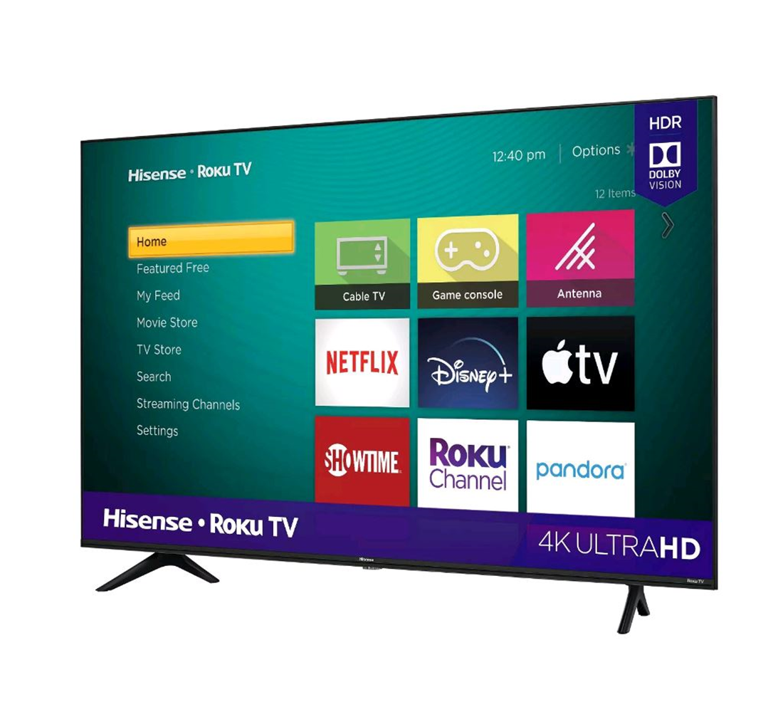 Hisense 50" 4k smart Roku LEDTV