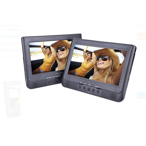 Sylvania SDVD1037 10.1" Dual Prtbl DVD 