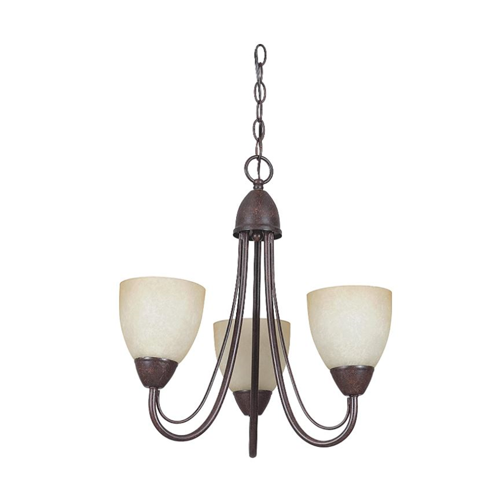 TEMPEST 3 LIGHT GU-24 CHANDELIER