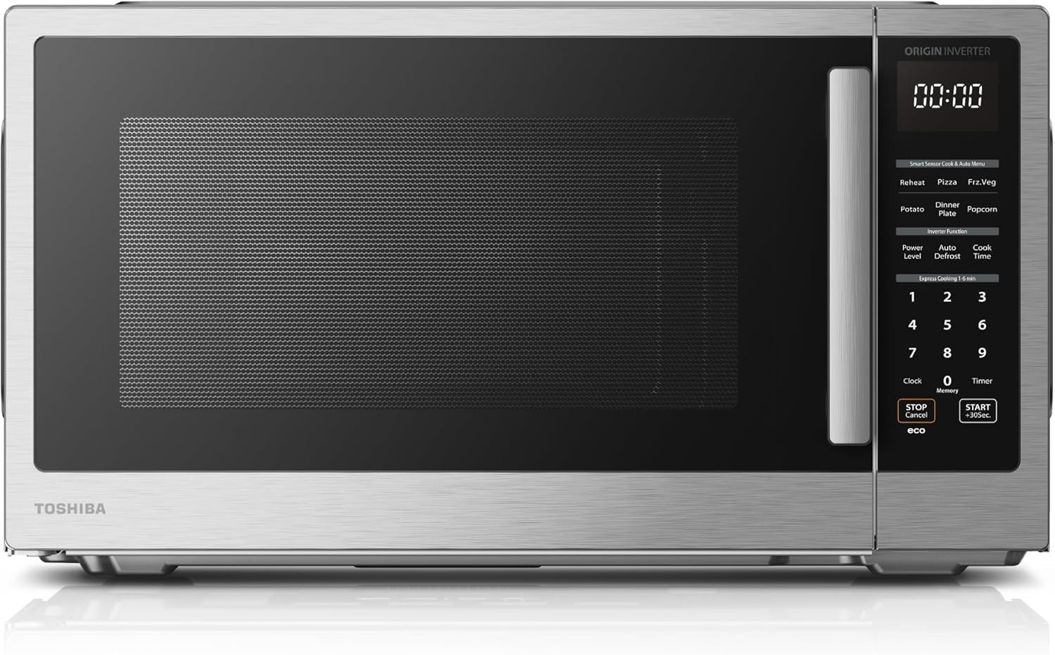 2.2 Cu Ft 1200W, Stainless Microwave
