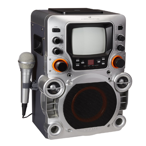 GPX JM250 CD+G Karaoke System 5" Monitor 
