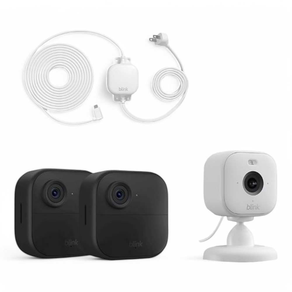 Blink Outdoor 4 5x Camera Wireless 1080p Security System Black BJSOTDRPLUS