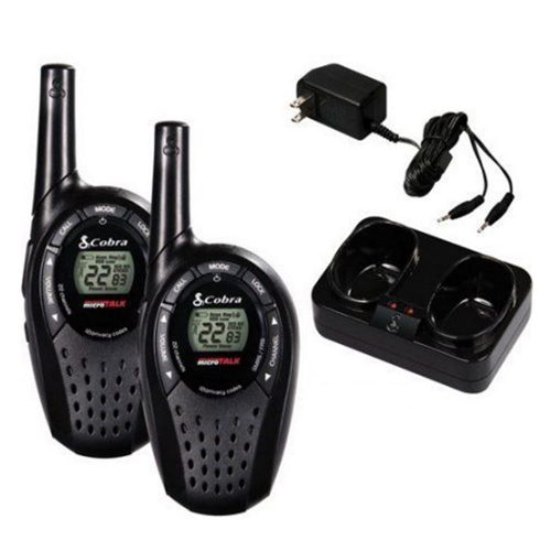 Cobra CXT275 20-Mile 2 Way Radio Walkie Talkie 2-pack (Certified Refurbished)