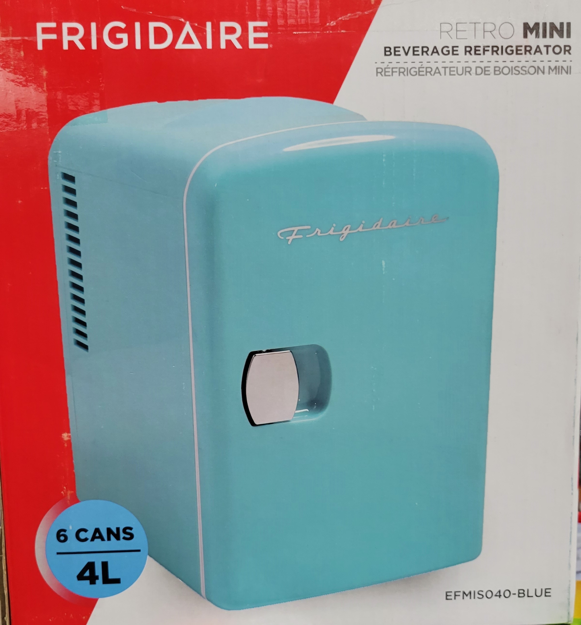 FRIGIDAIRE PORTABLE 6-CAN MINI FRIDGE