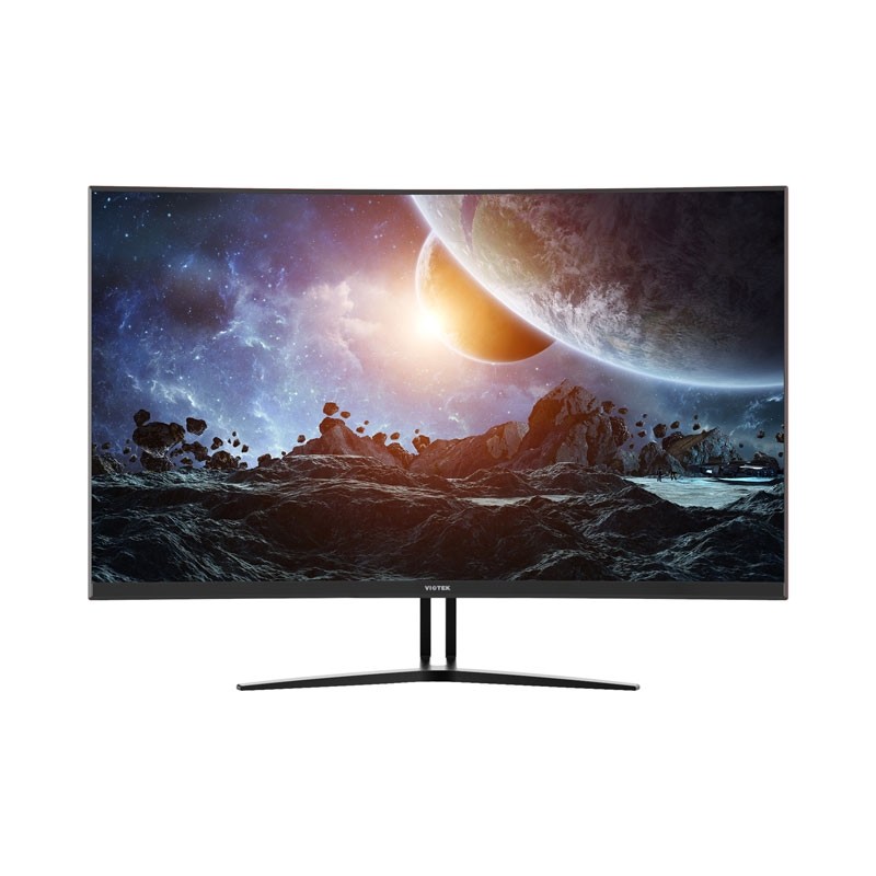 Viotek GN32DB 32" Curved Gaming Monitor 144Hz WQHD 2560x1440p 1X HDMI, 1x DisplayPort, 1x DVI port - GN32DB