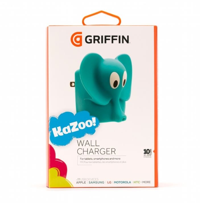 Griffin Kazoo Elephant 2.1A Wall Charger