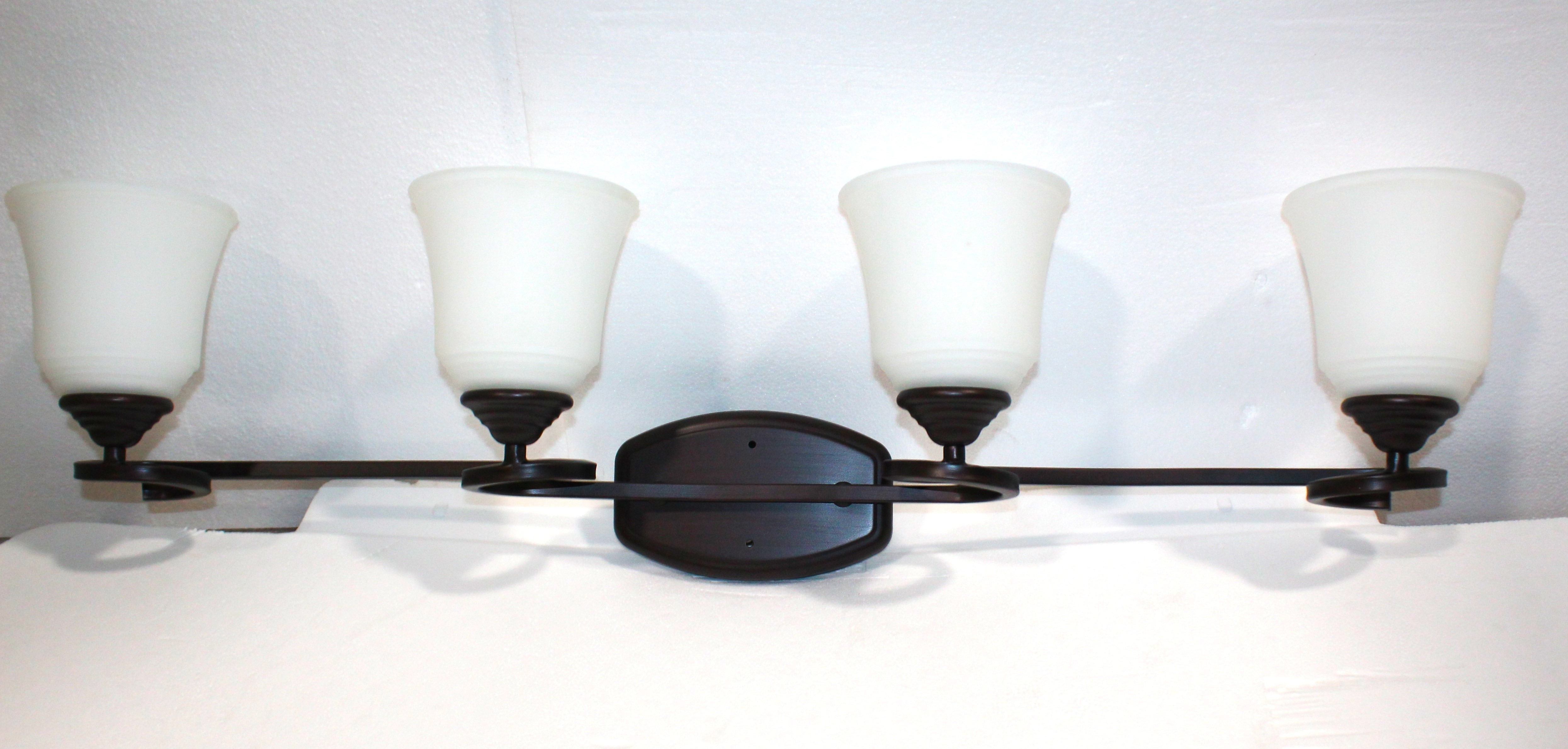 Sunset 4-Light Marston Vanity 100W Provincial Bronze F16014-64