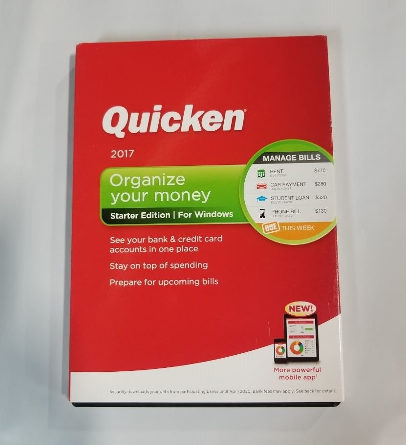 Quicken 2017 Starter Edition