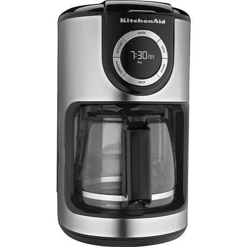 Kitchen Aid KCM1202OB 12-cup Glass Carafe Coffee Maker Onyx Black