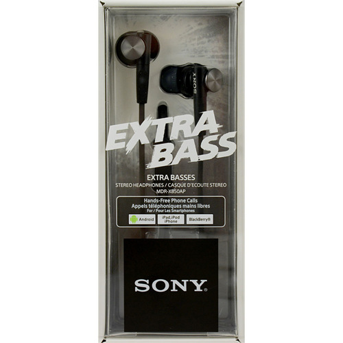 Sony Extra Bass Earbud Headphones-Black 