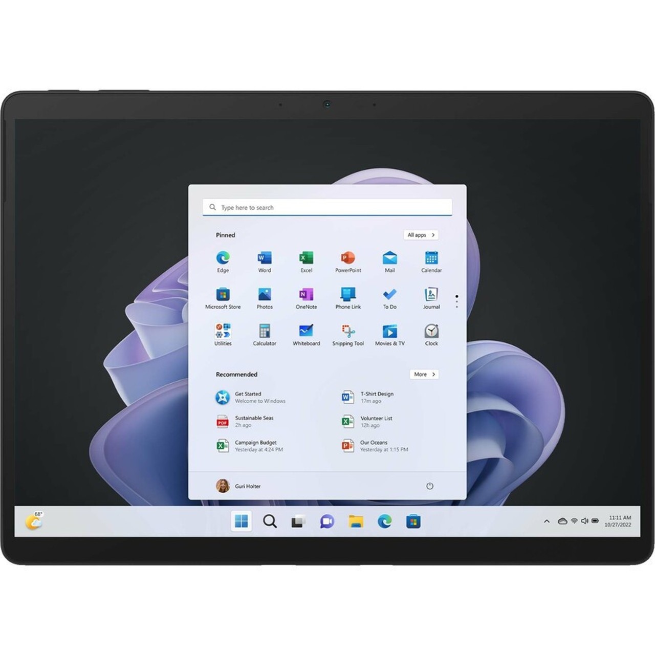 Microsoft Surface Pro 9 13" Touch-Screen i5-1235U 16GB 256GB SSD - Graphite