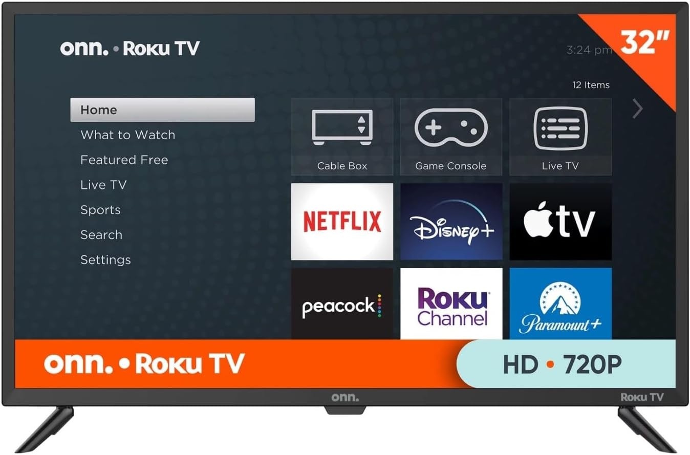 Onn 32" Class HD 720P 60Hz Roku Smart LED TV 100012589
