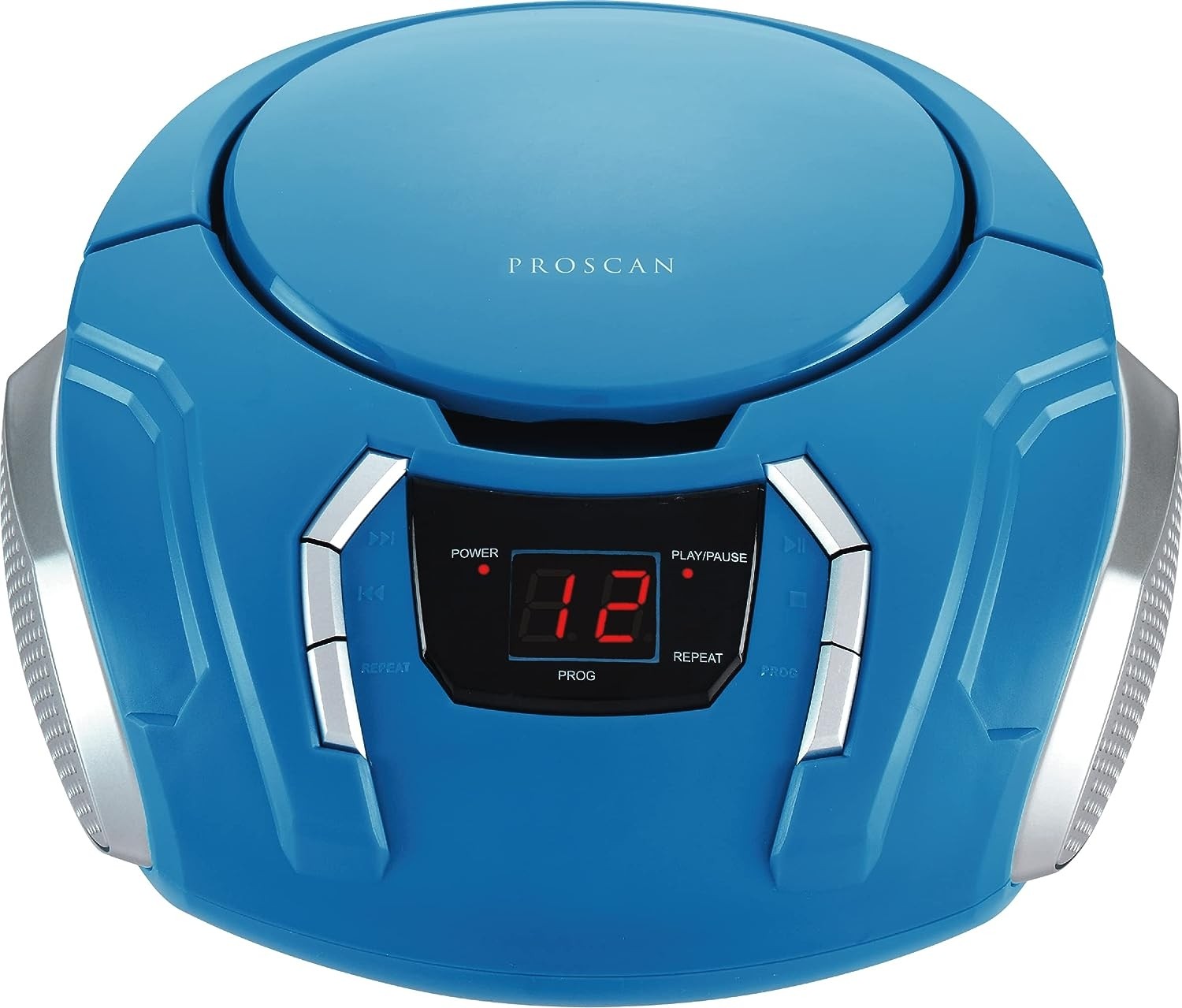 Proscan Portable CD Boom Box w/ AM/FM Radio Blue 2.4W PRCD261-BLUE