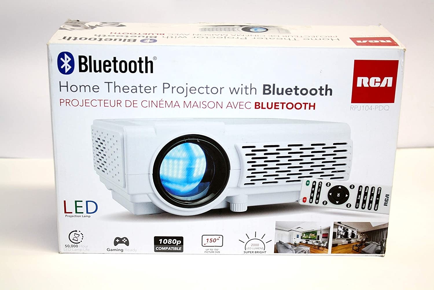 RCA 1080p Bluetooth LED Projector
