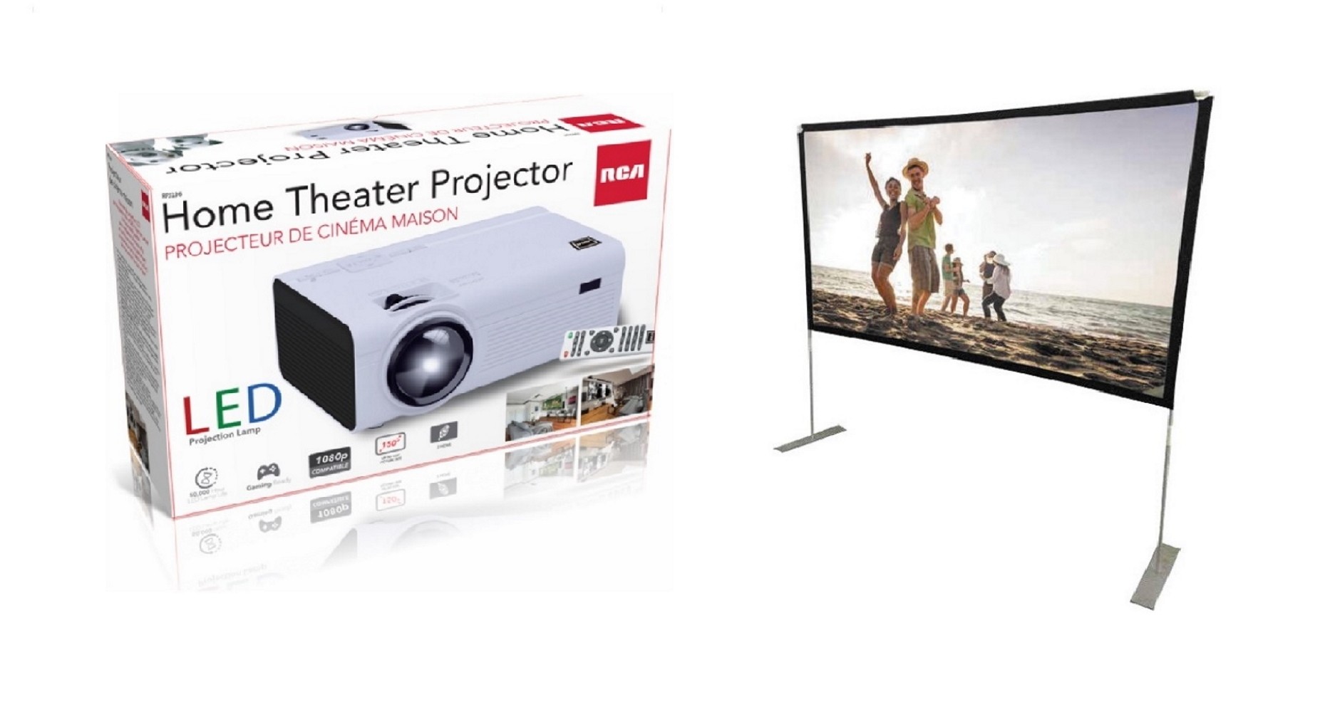 RCA RPJ136 480P HOME THEATRE PROJECTOR