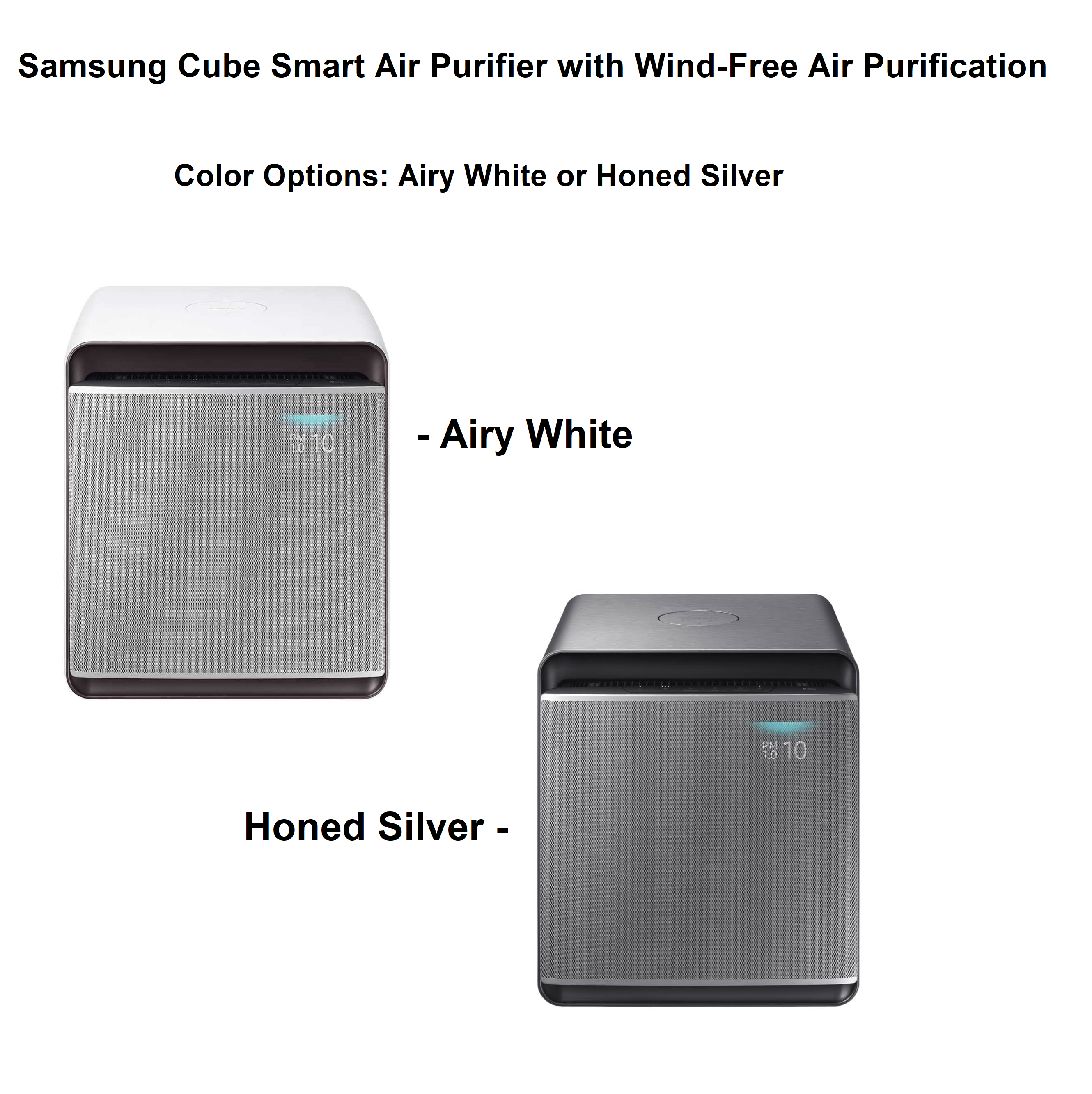 Samsung Cube Air Purifier w/ Wind-Free Air Purification AX300T9080