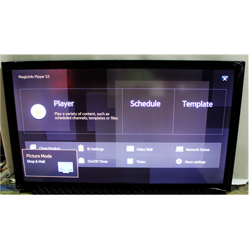 Samsung DM65E-BR 65in Touch Monitor Used