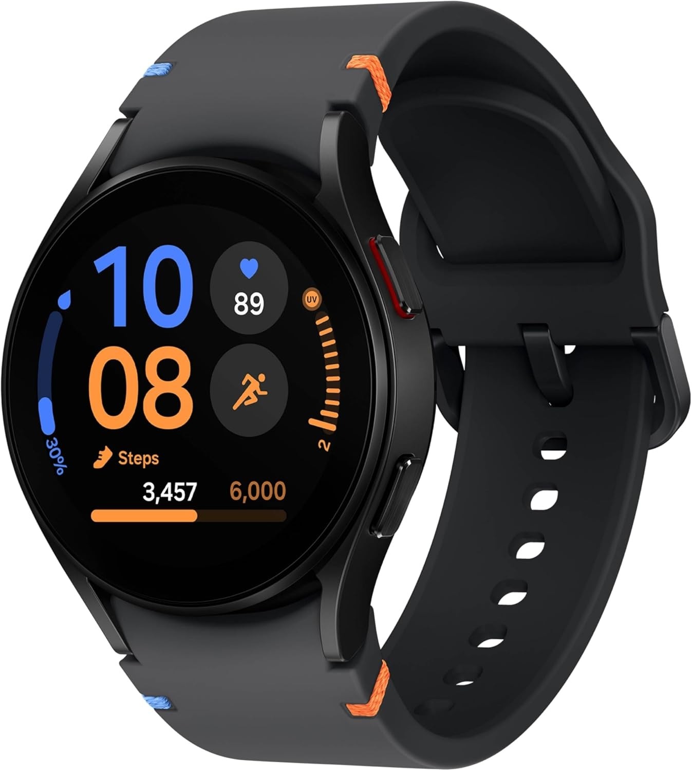 Samsung Galaxy Watch FE Aluminum Smartwatch 40mm LTE - Black - SM-R866UZKAX (2024)