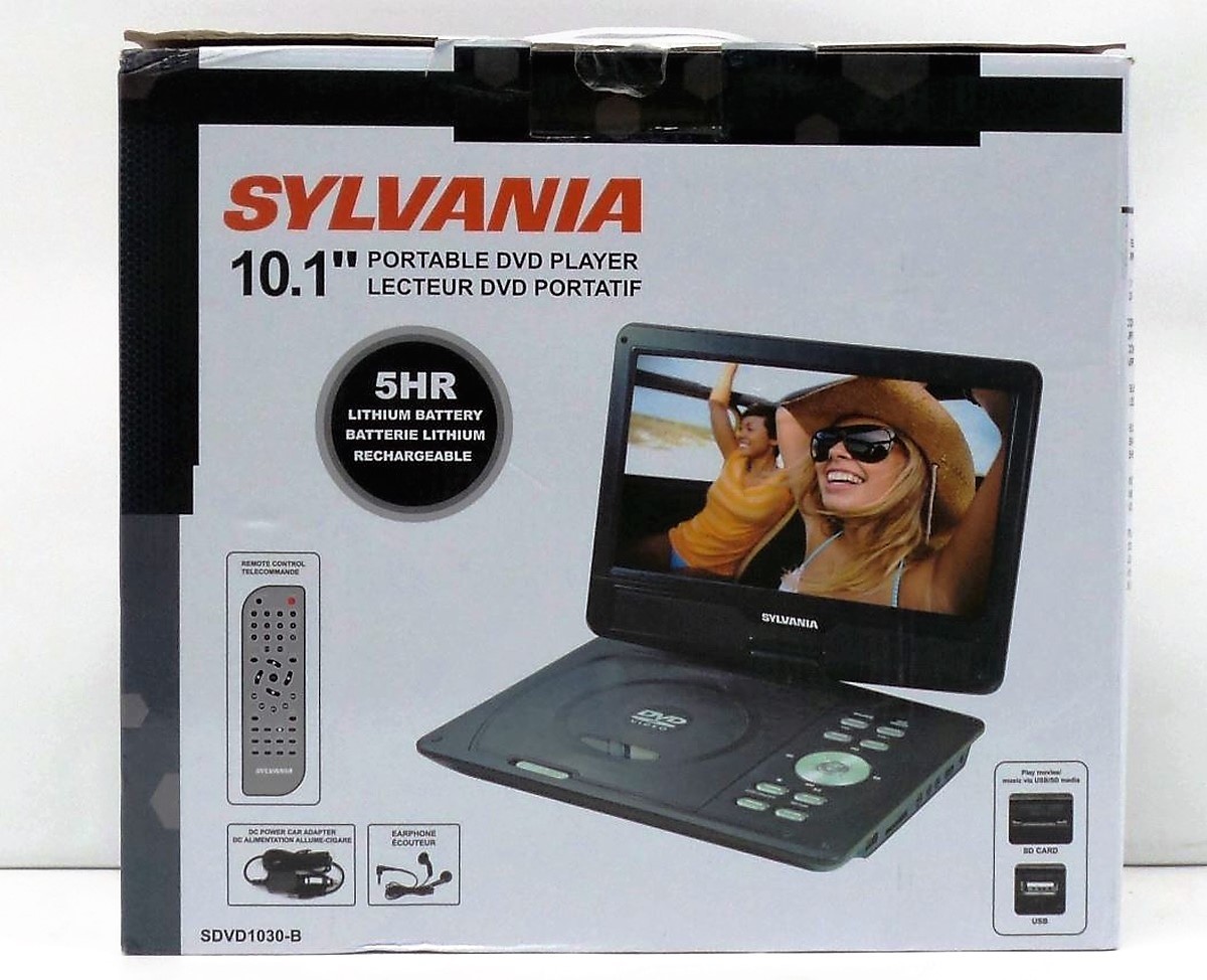 Sylvania SDVD1030-B 10-Inch Portable DVD Player (Certified Refurbished)