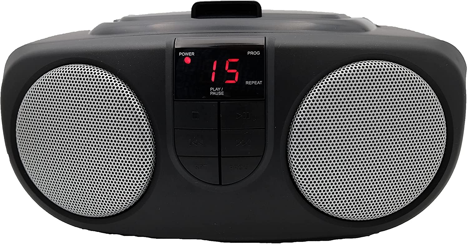 Sylvania SRCD243M-BLACK CD Radio Boombox