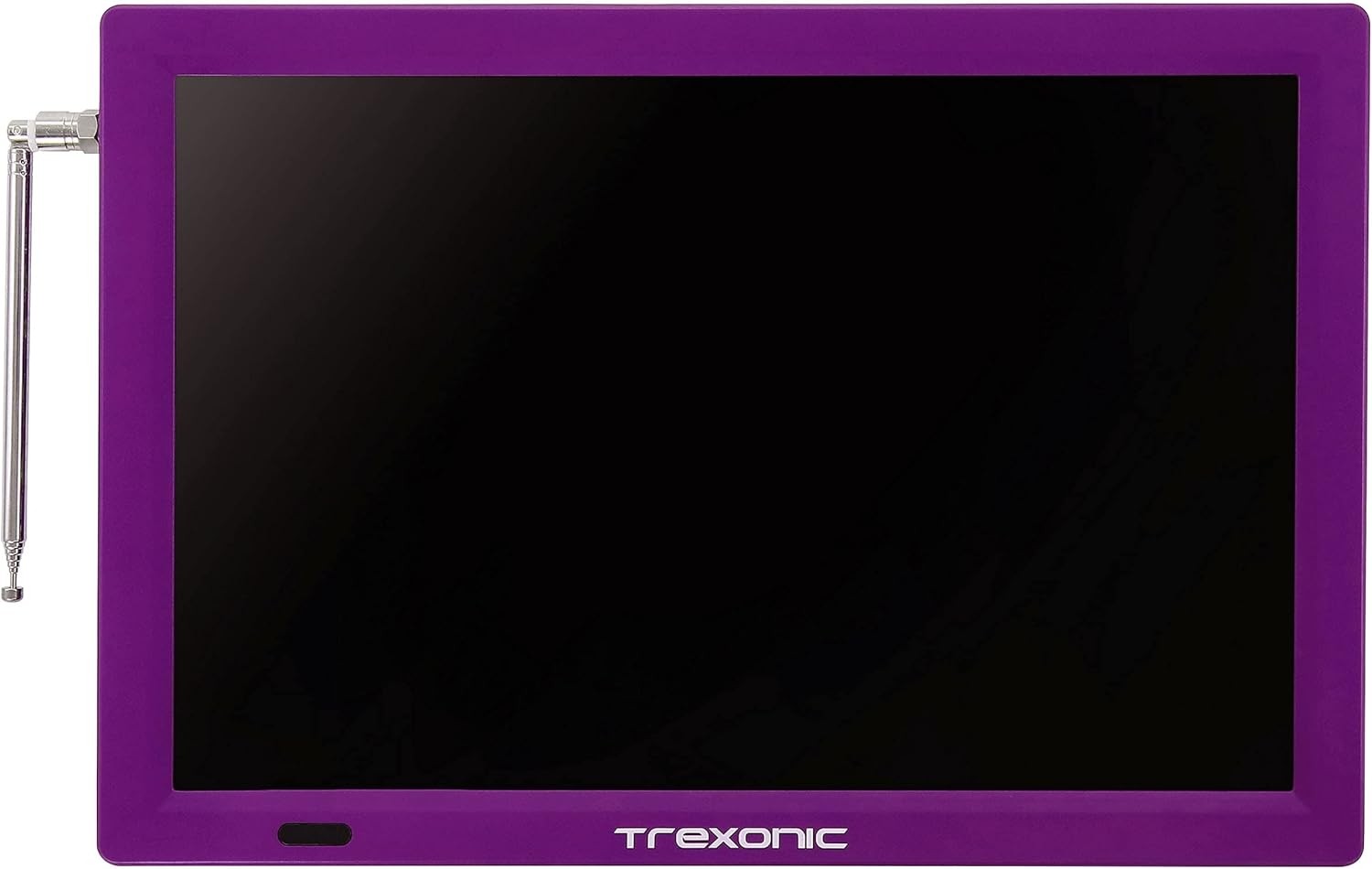 Trexonic TRX-14D 14" 1366 x 768 Portable Rechargeable LED TV with HDMI & SD-MMC - Purple Color