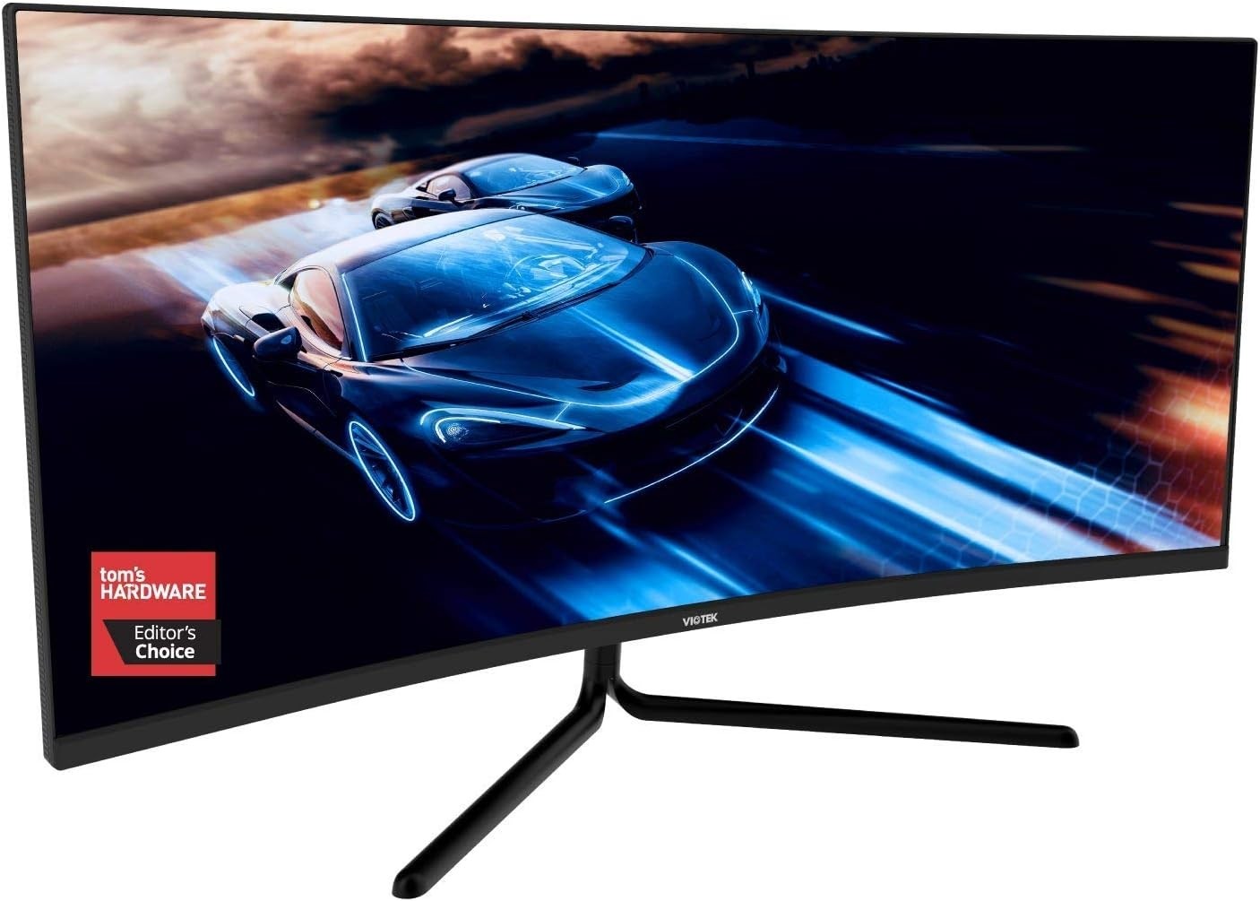 Viotek 34" LED Curved Monitor GNV34DBE 34-Inch Curved Gaming Monitor,144Hz UWQHD 4ms, w/ Dual DP 1.4 & Dual HDMI 2.0 - GNV34DBE