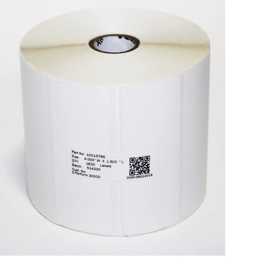Zebra Z-Perform 2000D 4x1.5 Labels 6pk