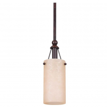 1LT ADJ STEM PNDNT TEA STAINED RB