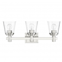RIELLA 3LT MB VANITY WITH CLEAR SEEDED G