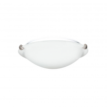 12IN 2LT FLUSH MOUNT 2-13W CFL WHITE GL