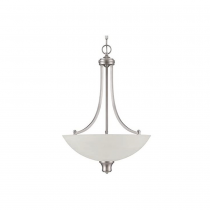 3 LIGHT ALTON PENDANT ALABASTER GLS SN