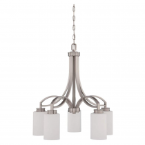 5LT 100W MB DALTON CHANDELIER DOWN