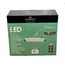 5CCT SQUARE LED RECESSED DOWNLIGHT