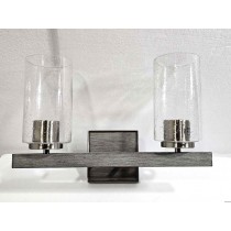 2LT HALSTON VANITY BRIGHT SATIN NICKEL