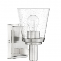 RIELLA 1LT MB VANITY WITH CLEAR SEEDED G