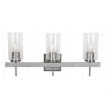 3LT HALSTON VANITY BRIGHT SATIN NICKEL 