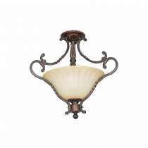 2-LT 100W MB GRAHAM SEMI FLUSH