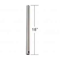 CFDR18PN - 18 IN DOWNROD IN POLISHED NIC